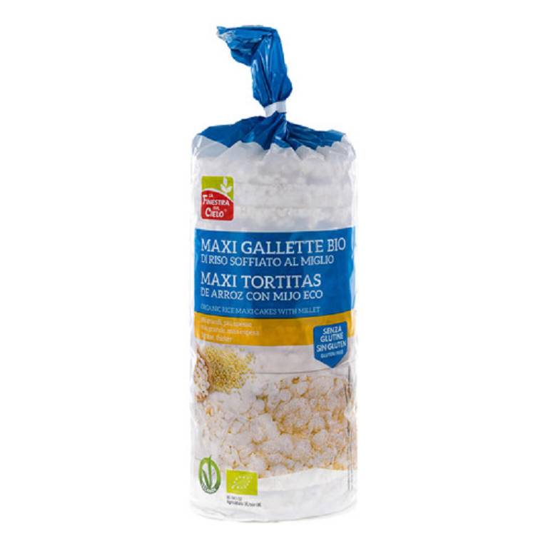MAXIGALLETTE RISO MIGLIO BIO